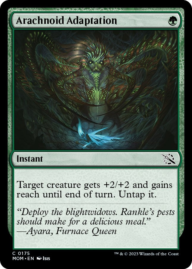 Image for Arachnoid Adaptation (175) [March of the Machine] - Magic: The Gathering