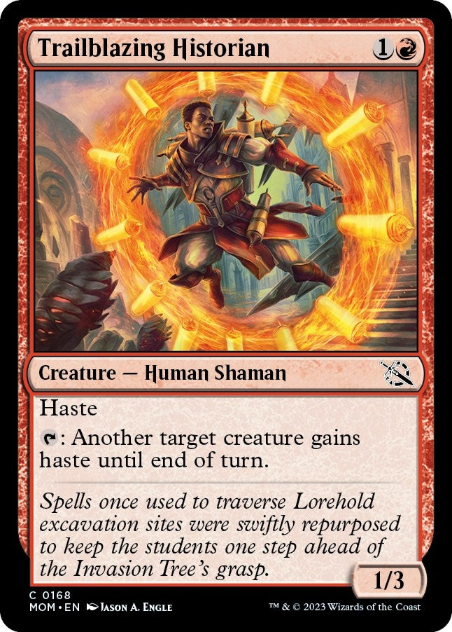 Image for Trailblazing Historian (168) [March of the Machine] - Magic: The Gathering