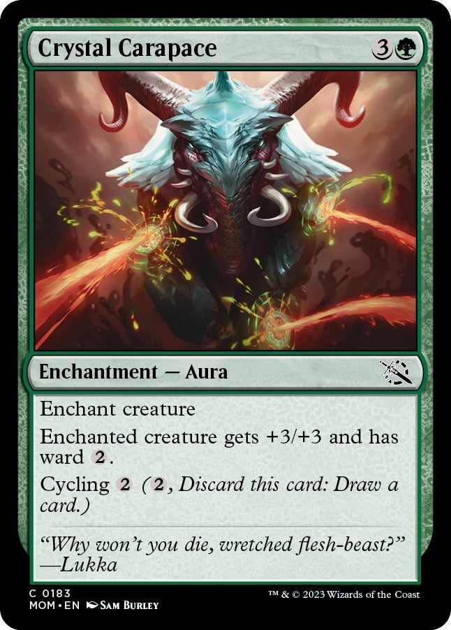 Image for Crystal Carapace (183) [March of the Machine] - Magic: The Gathering