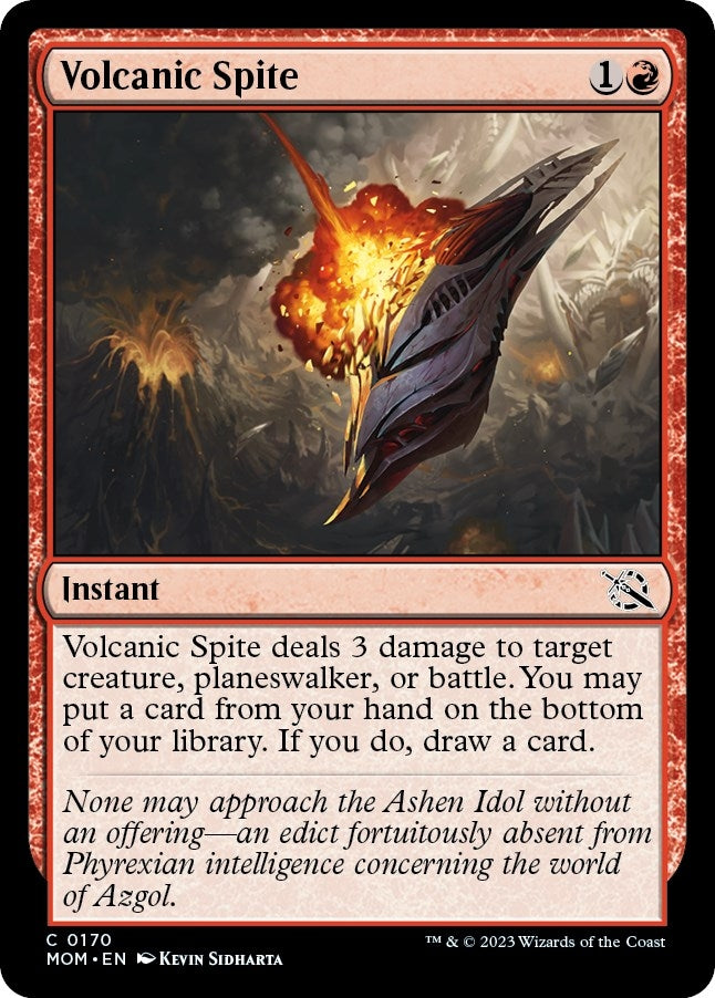 Image for Volcanic Spite (170) [March of the Machine] - Magic: The Gathering