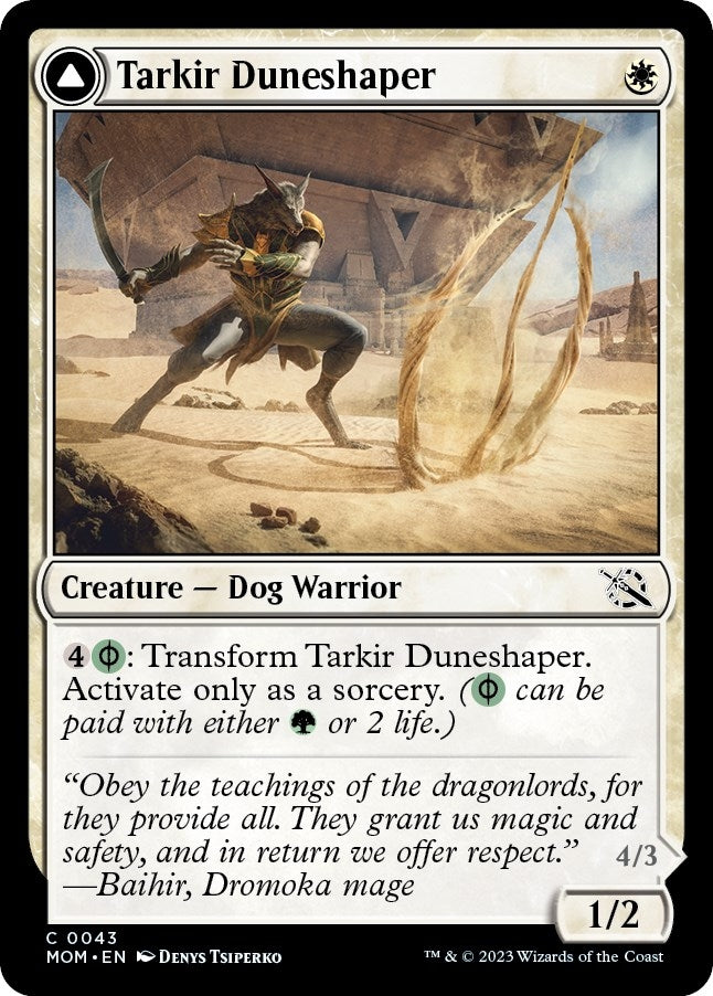 Image for Tarkir Duneshaper (43) [March of the Machine] - Magic: The Gathering
