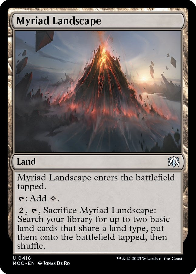 Image for Myriad Landscape (416) [March of the Machine] - Magic: The Gathering