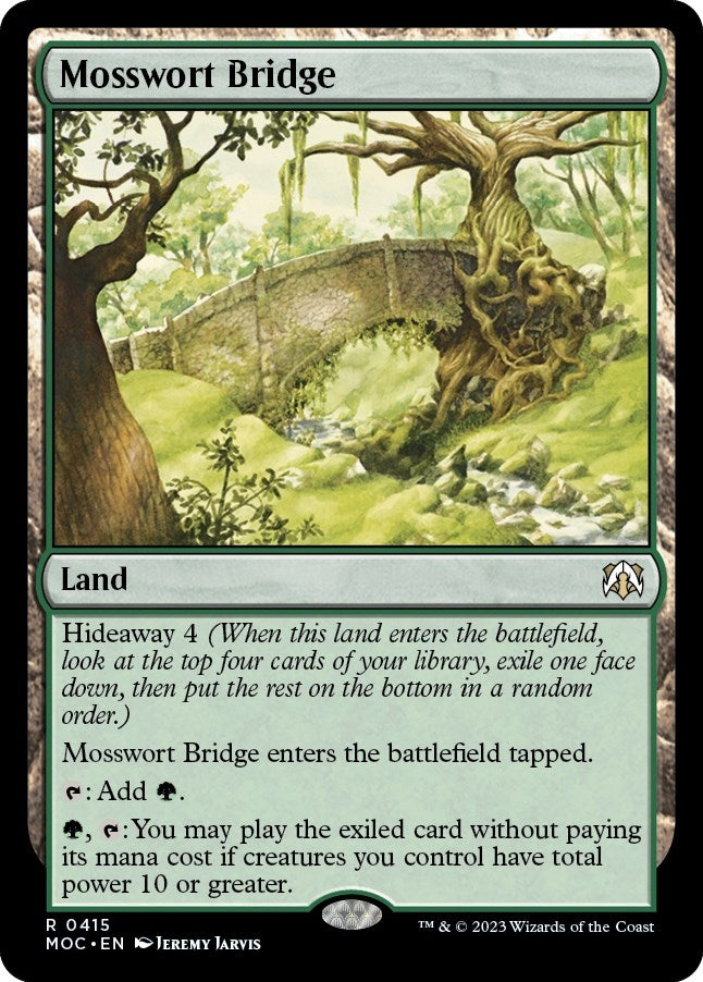 Mosswort Bridge (415) [Commander: March of the Machine]