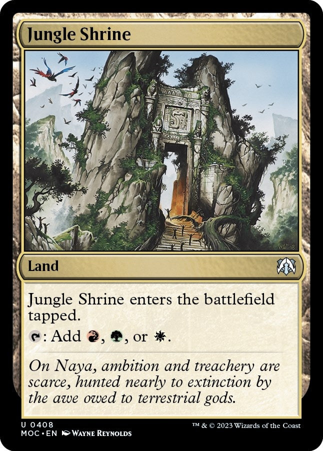 Image for Jungle Shrine (408) [March of the Machine] - Magic: The Gathering
