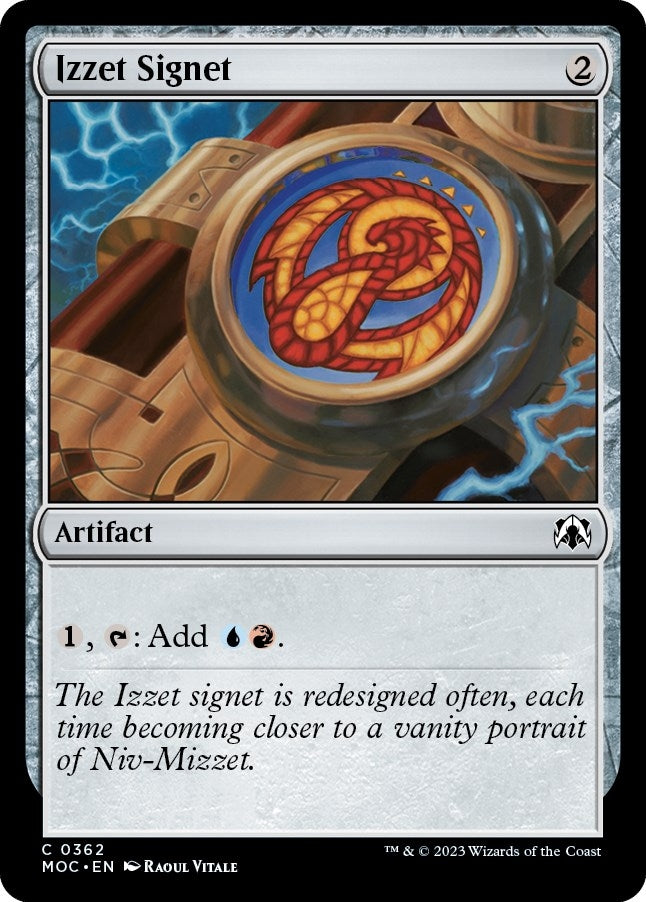 Image for Izzet Signet (362) [March of the Machine] - Magic: The Gathering