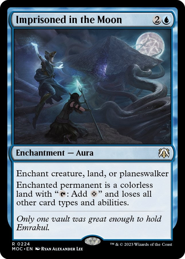 Image for Imprisoned in the Moon (224) [March of the Machine] - Magic: The Gathering