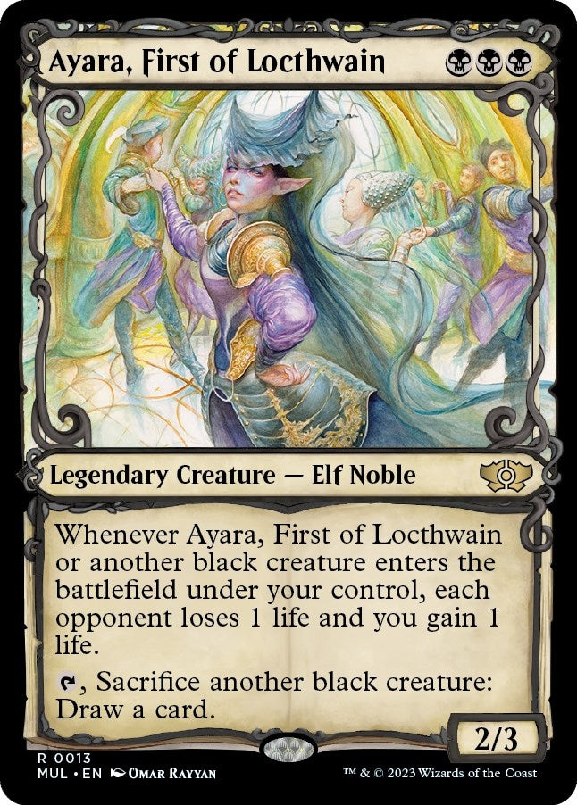 Image for Ayara, First of Locthwain (13) [March of the Machine: Multiverse Legends] - Magic: The Gathering