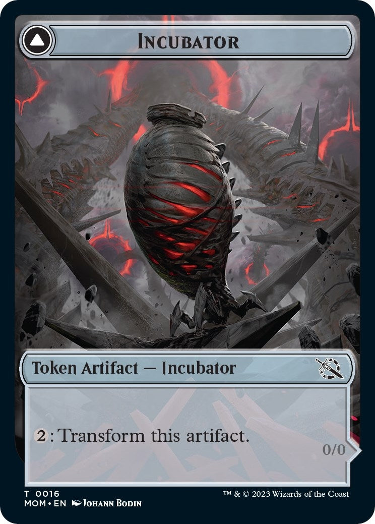 Image for Incubator (0016) // Phyrexian (0016) Double-Sided Token (16) [March of the Machine] - Magic: The Gathering