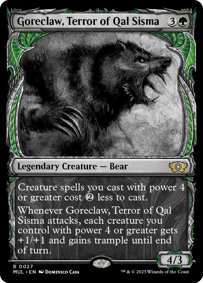 Image for Goreclaw, Terror of Qal Sisma (27) [March of the Machine: Multiverse Legends] - Magic: The Gathering