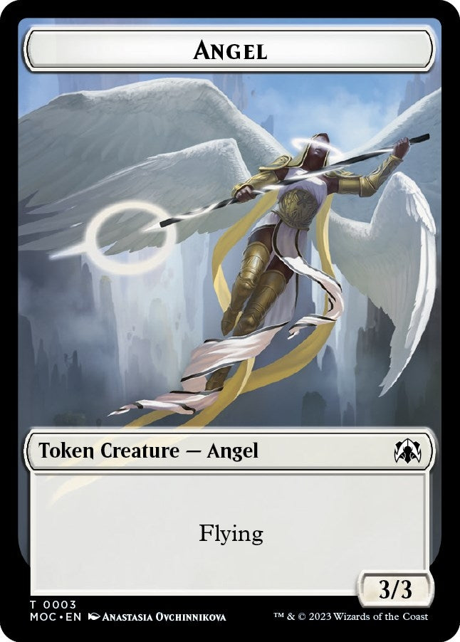 Image for Angel // Demon Double-Sided Token (3 // 18) [March of the Machine] - Magic: The Gathering