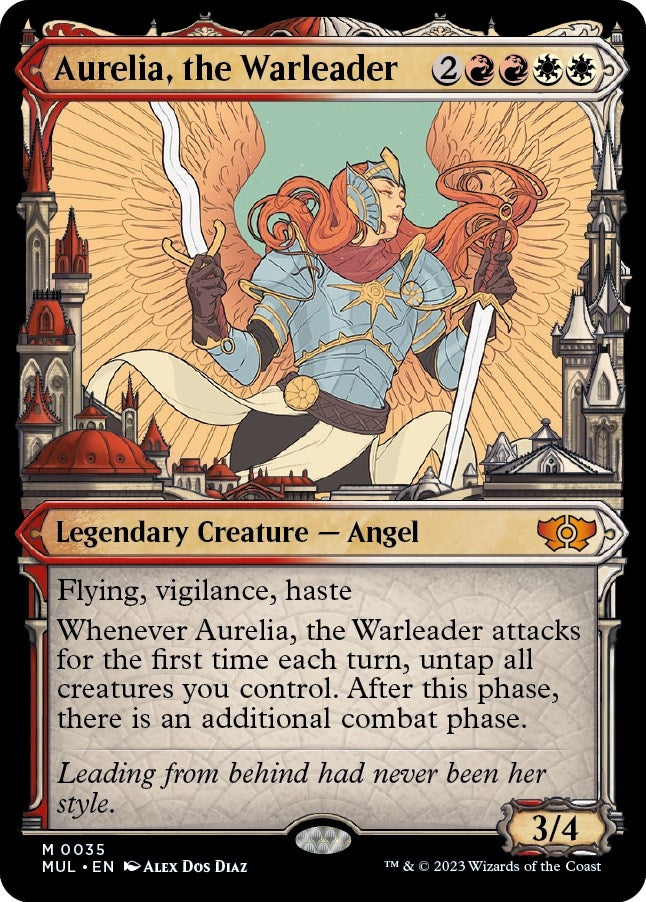 Image for Aurelia, the Warleader (35) [March of the Machine: Multiverse Legends] - Magic: The Gathering