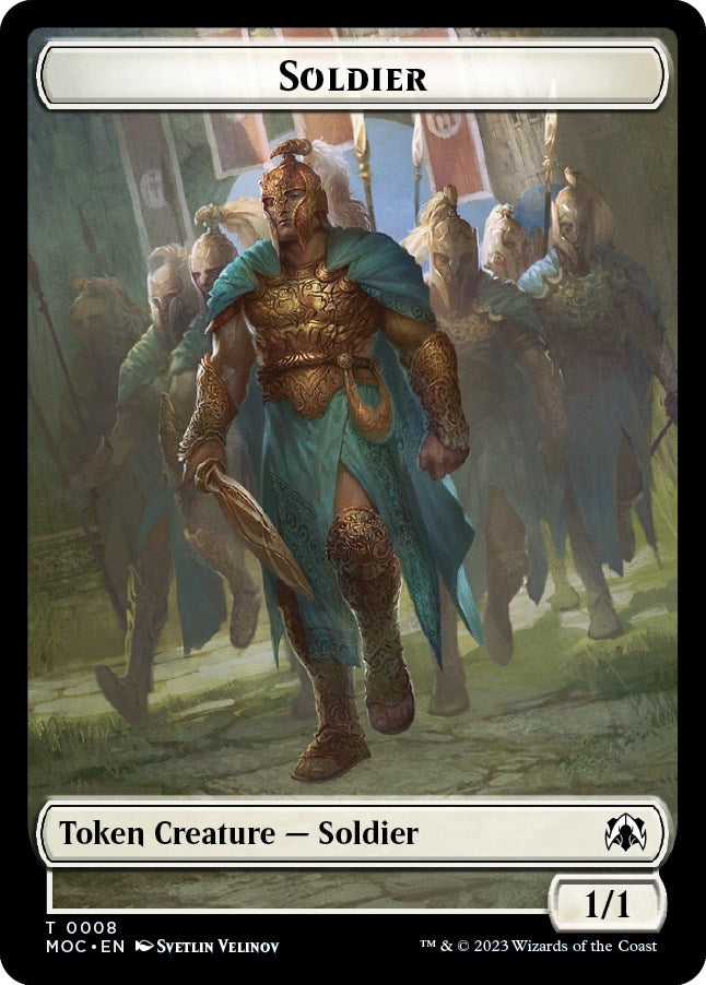 Image for Soldier // Insect Double-sided Token (8 // 31) [March of the Machine] - Magic: The Gathering