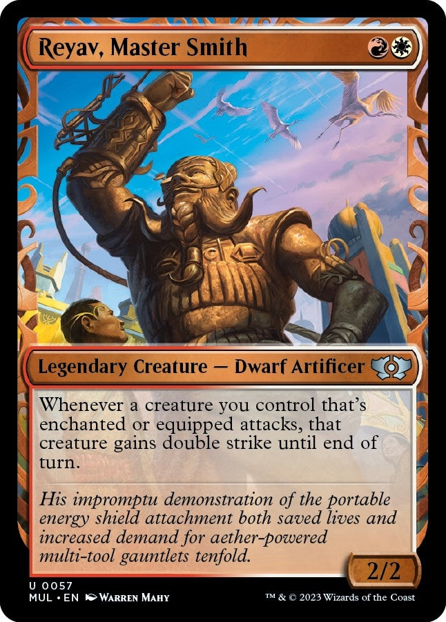 Image for Reyav, Master Smith (57) [March of the Machine: Multiverse Legends] - Magic: The Gathering