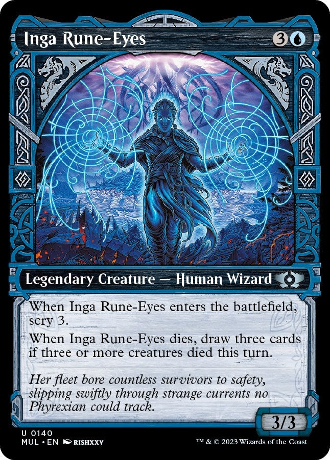 Image for Inga Rune-Eyes (Halo Foil) (140) [March of the Machine: Multiverse Legends] - Magic: The Gathering