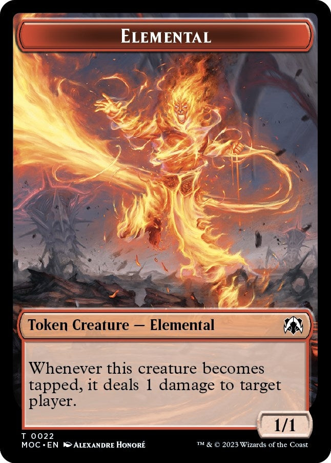 Image for Elemental // Elemental Double-sided Token (22 // 9) [March of the Machine] - Magic: The Gathering