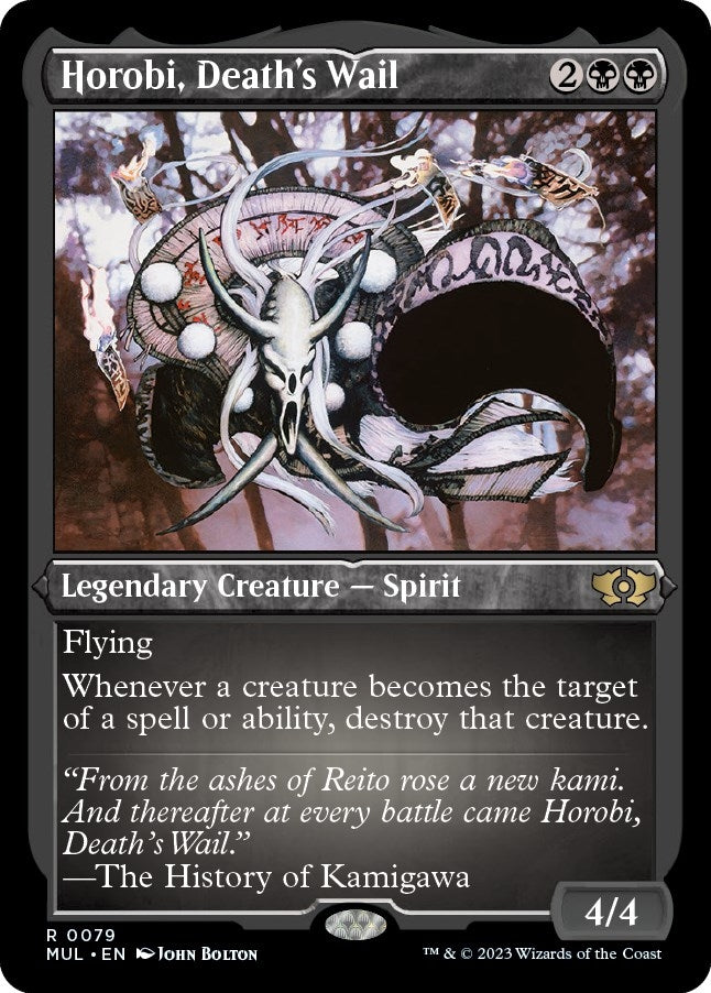 Image for Horobi, Death's Wail (Foil Etched) (79) [March of the Machine: Multiverse Legends] - Magic: The Gathering