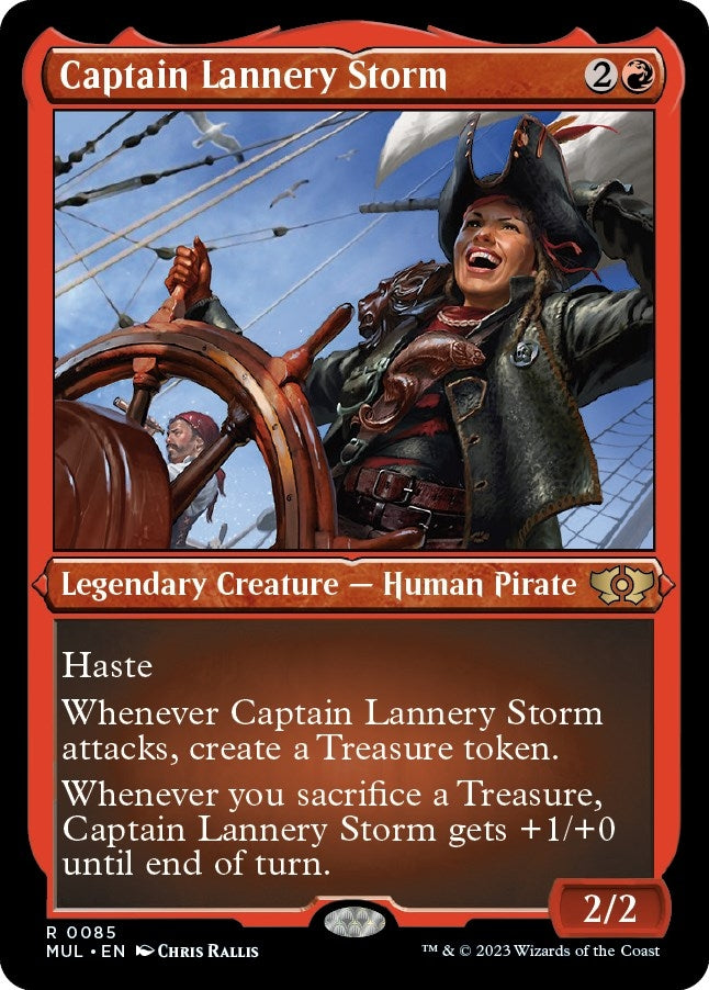 Image for Captain Lannery Storm (Foil Etched) (85) [March of the Machine: Multiverse Legends] - Magic: The Gathering