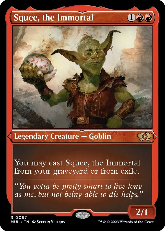 Image for Squee, the Immortal (Foil Etched) (87) [March of the Machine: Multiverse Legends] - Magic: The Gathering