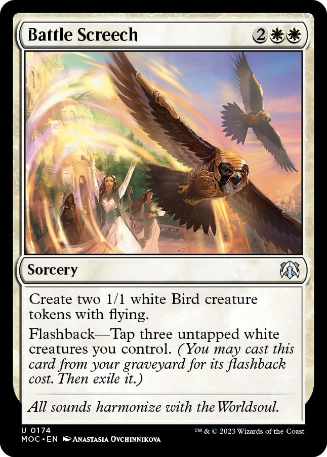 Image for Battle Screech (174) [March of the Machine] - Magic: The Gathering