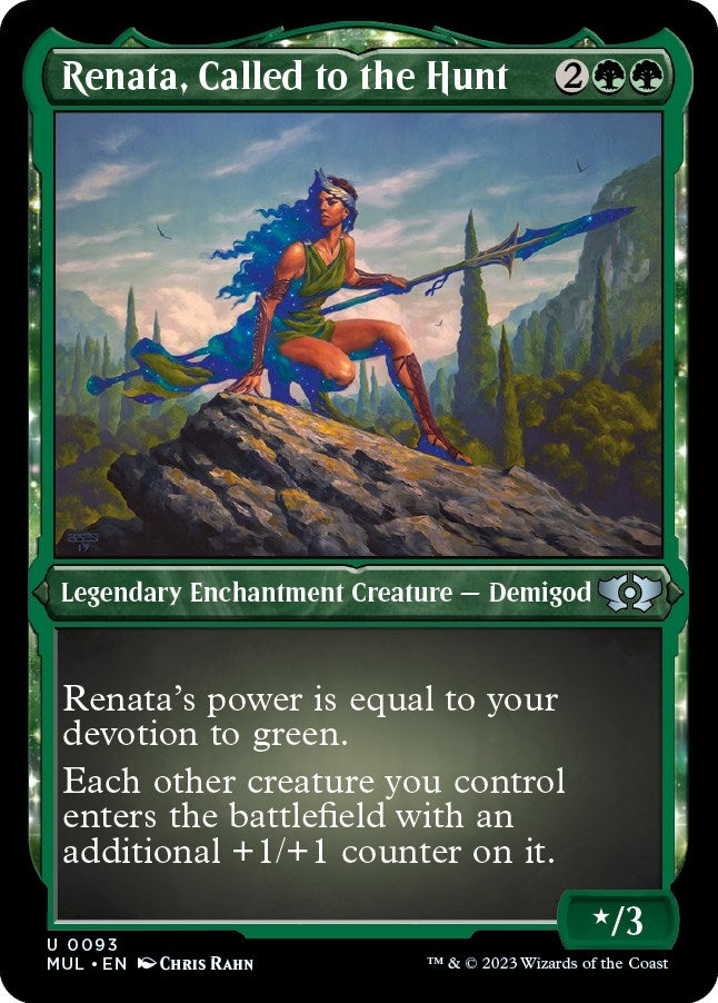 Image for Renata, Called to the Hunt (Foil Etched) (93) [March of the Machine: Multiverse Legends] - Magic: The Gathering