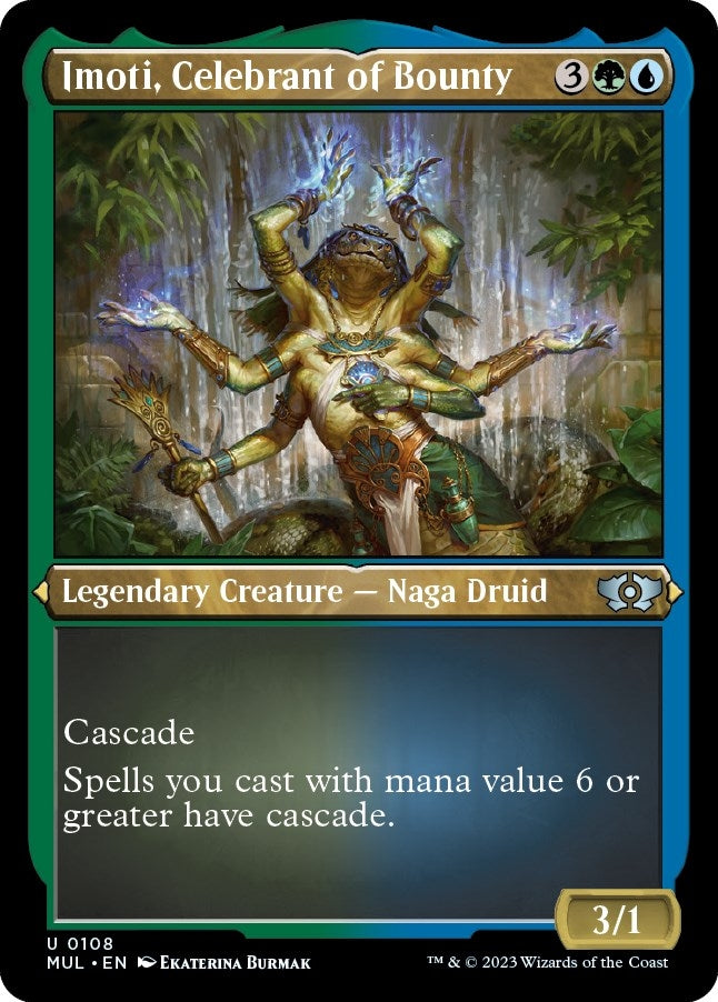 Image for Imoti, Celebrant of Bounty (Foil Etched) (108) [March of the Machine: Multiverse Legends] - Magic: The Gathering