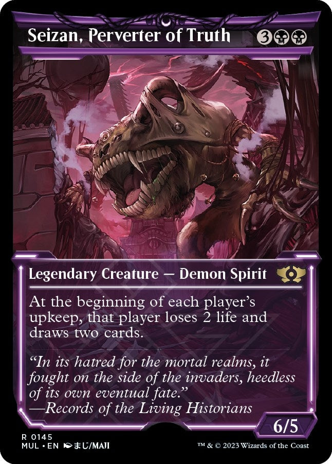 Image for Seizan, Perverter of Truth (Halo Foil) (145) [March of the Machine: Multiverse Legends] - Magic: The Gathering