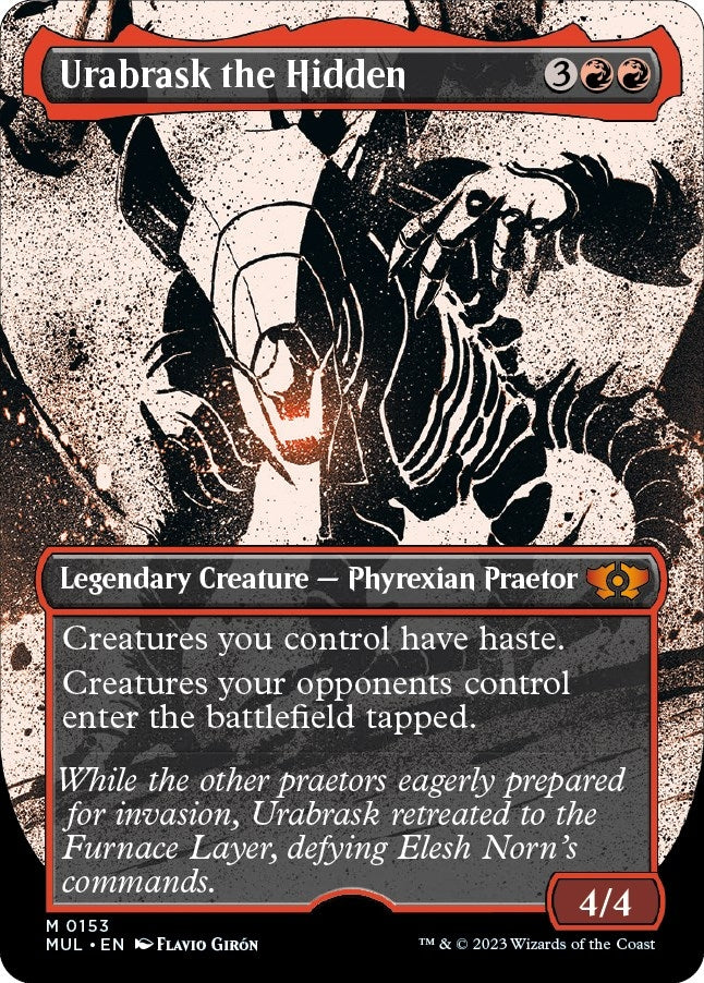 Image for Urabrask the Hidden (Halo Foil) (153) [March of the Machine: Multiverse Legends] - Magic: The Gathering