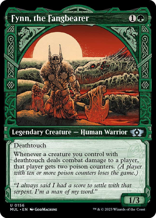 Image for Fynn, the Fangbearer (Halo Foil) (156) [March of the Machine: Multiverse Legends] - Magic: The Gathering
