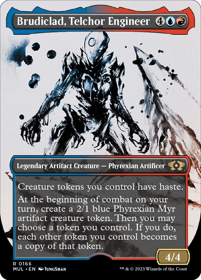 Image for Brudiclad, Telchor Engineer (Halo Foil) (166) [March of the Machine: Multiverse Legends] - Magic: The Gathering