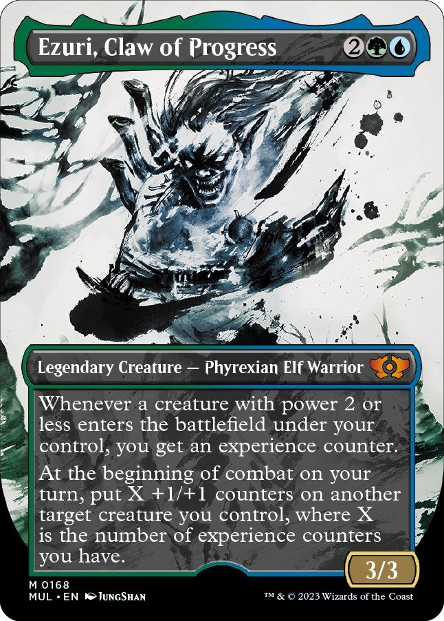 Image for Ezuri, Claw of Progress (Halo Foil) (168) [March of the Machine: Multiverse Legends] - Magic: The Gathering