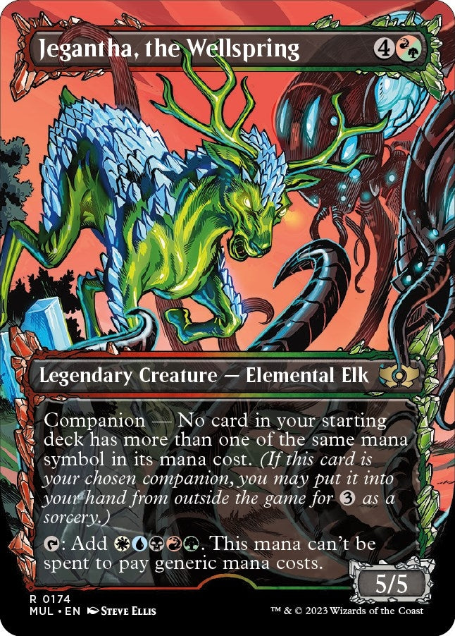 Image for Jegantha, the Wellspring (Halo Foil) (174) [March of the Machine: Multiverse Legends] - Magic: The Gathering
