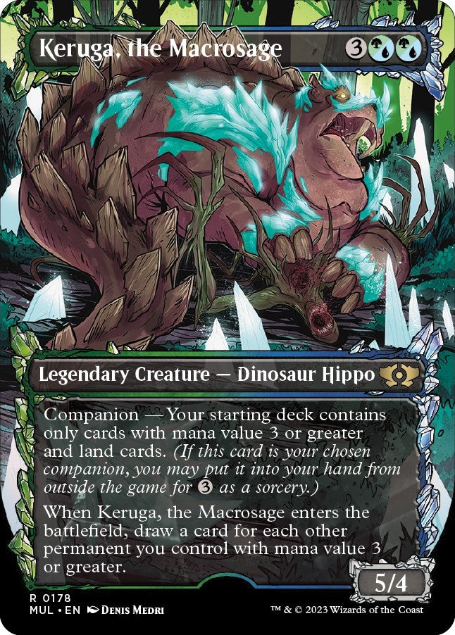 Image for Keruga, the Macrosage (Halo Foil) (178) [March of the Machine: Multiverse Legends] - Magic: The Gathering