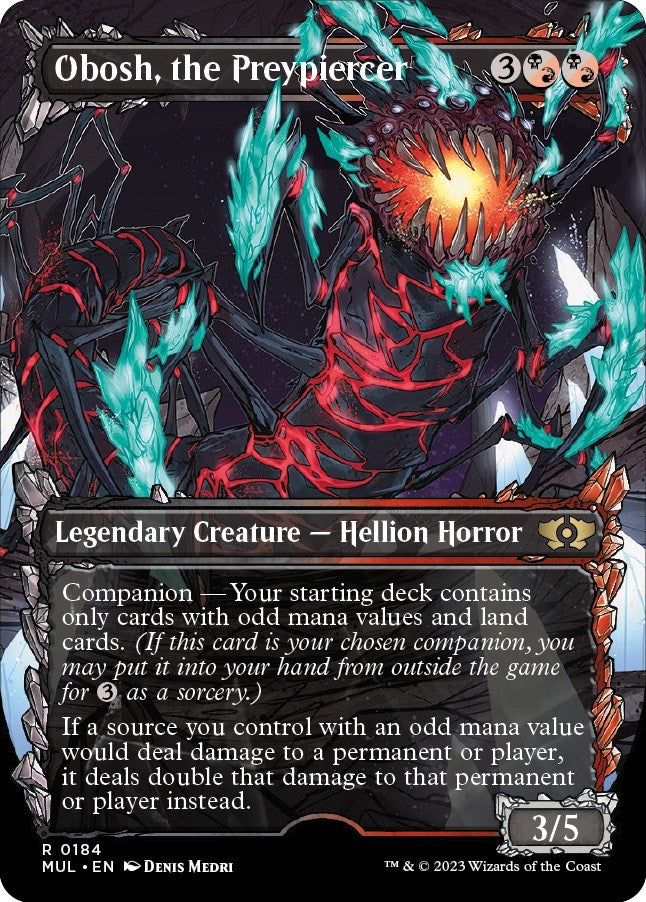 Image for Obosh, the Preypiercer (Halo Foil) (184) [March of the Machine: Multiverse Legends] - Magic: The Gathering