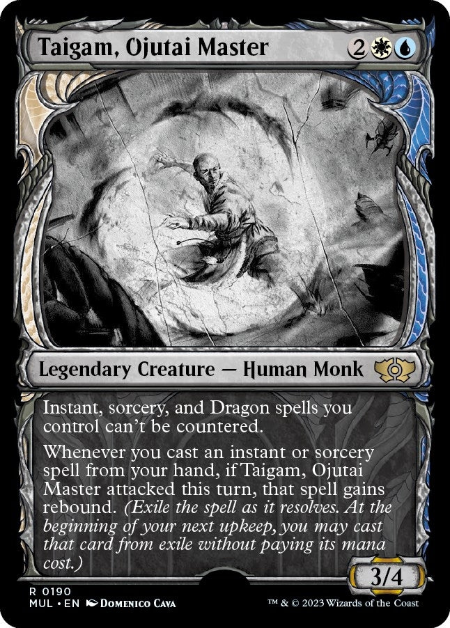 Image for Taigam, Ojutai Master (Halo Foil) (190) [March of the Machine: Multiverse Legends] - Magic: The Gathering