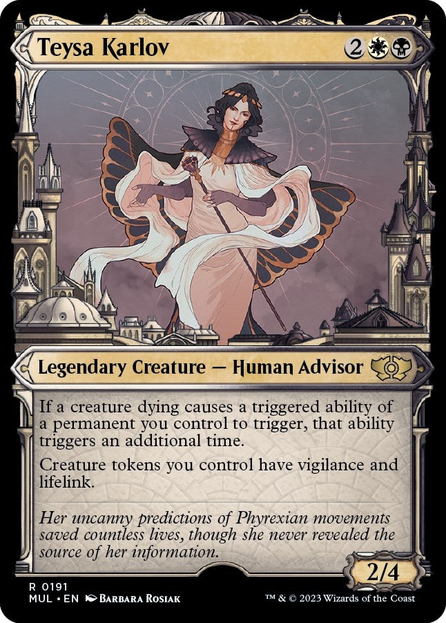 Image for Teysa Karlov (Halo Foil) (191) [March of the Machine: Multiverse Legends] - Magic: The Gathering