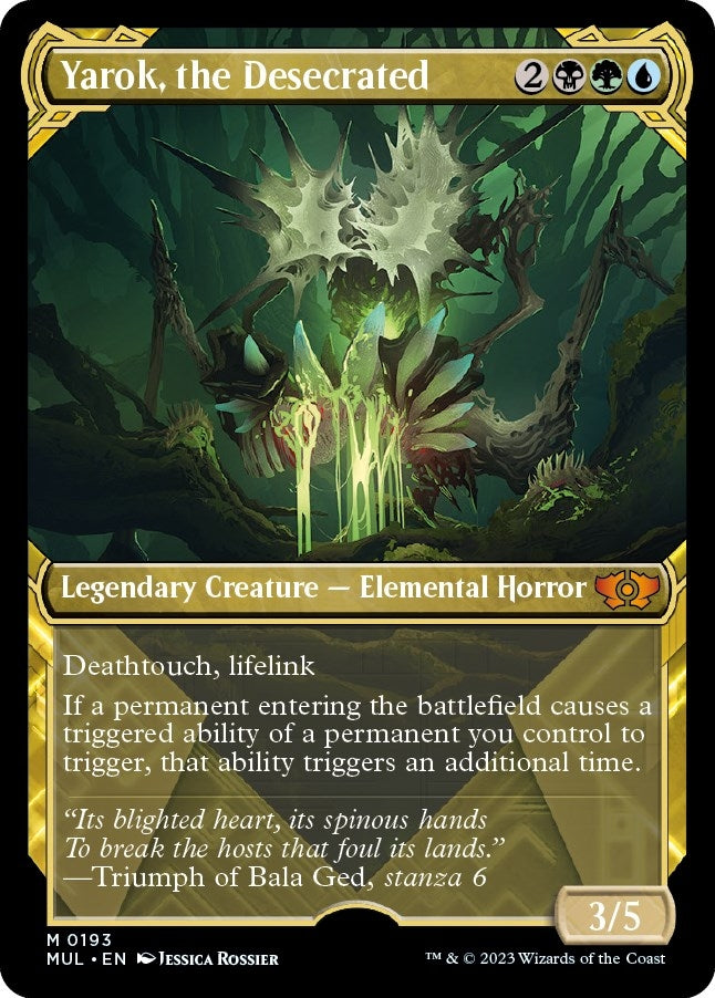 Image for Yarok, the Desecrated (Halo Foil) (193) [March of the Machine: Multiverse Legends] - Magic: The Gathering