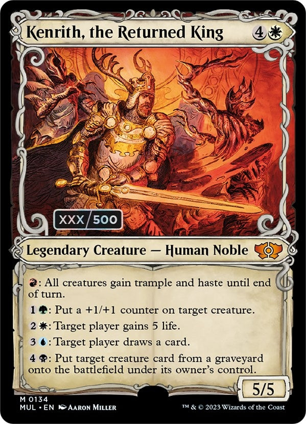 Image for Kenrith, the Returned King (Serial Numbered) (134) [March of the Machine: Multiverse Legends] - Magic: The Gathering
