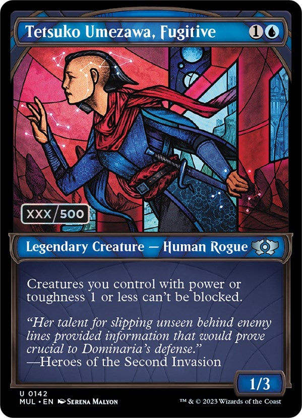 Image for Tetsuko Umezawa, Fugitive (Serial Numbered) (142) [March of the Machine: Multiverse Legends] - Magic: The Gathering
