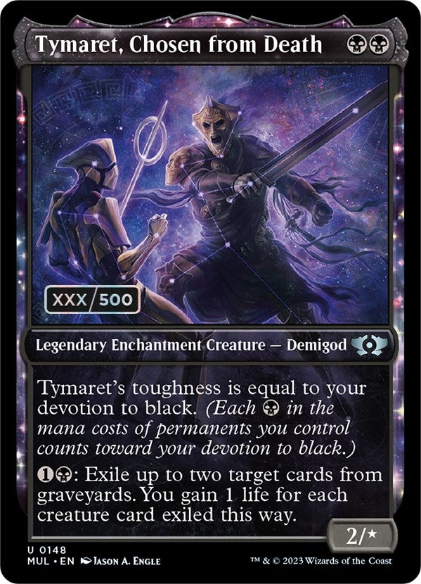 Image for Tymaret, Chosen from Death (Serial Numbered) (148) [March of the Machine: Multiverse Legends] - Magic: The Gathering