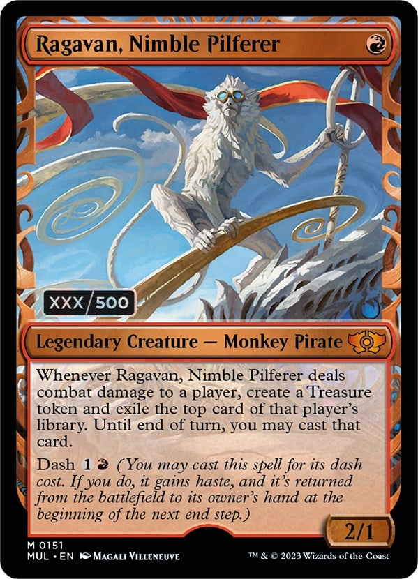 Image for Ragavan, Nimble Pilferer (Serial Numbered) (151) [March of the Machine: Multiverse Legends] - Magic: The Gathering