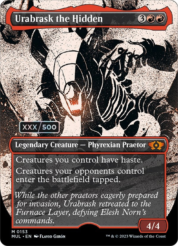 Image for Urabrask the Hidden (Serial Numbered) (153) [March of the Machine: Multiverse Legends] - Magic: The Gathering