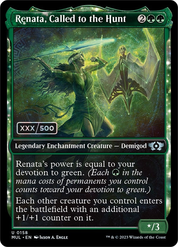 Image for Renata, Called to the Hunt (Serial Numbered) (158) [March of the Machine: Multiverse Legends] - Magic: The Gathering