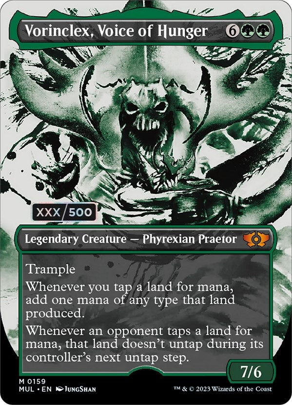 Image for Vorinclex, Voice of Hunger (Serial Numbered) (159) [March of the Machine: Multiverse Legends] - Magic: The Gathering