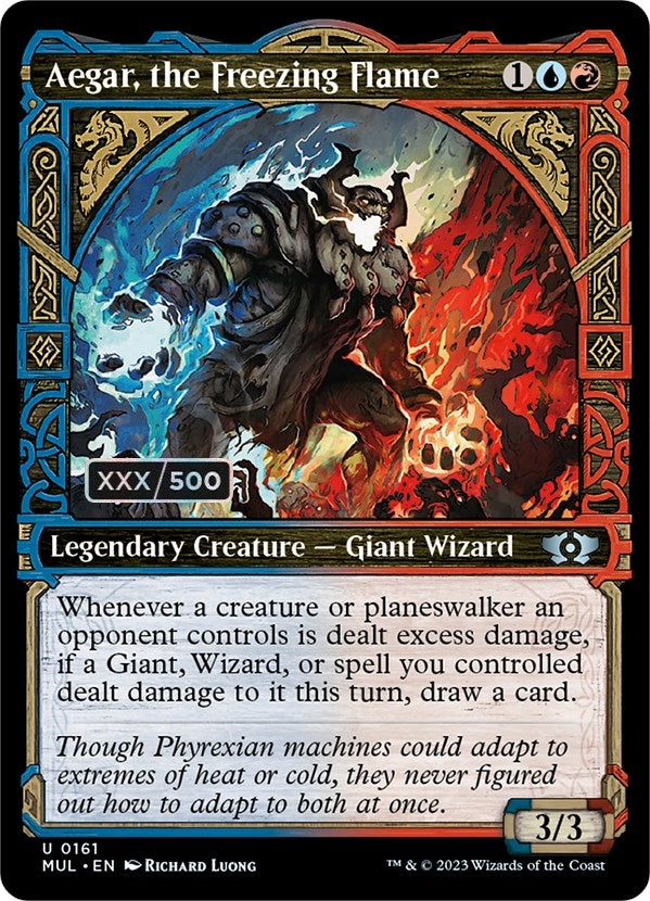 Image for Aegar, the Freezing Flame (Serial Numbered) (161) [March of the Machine: Multiverse Legends] - Magic: The Gathering