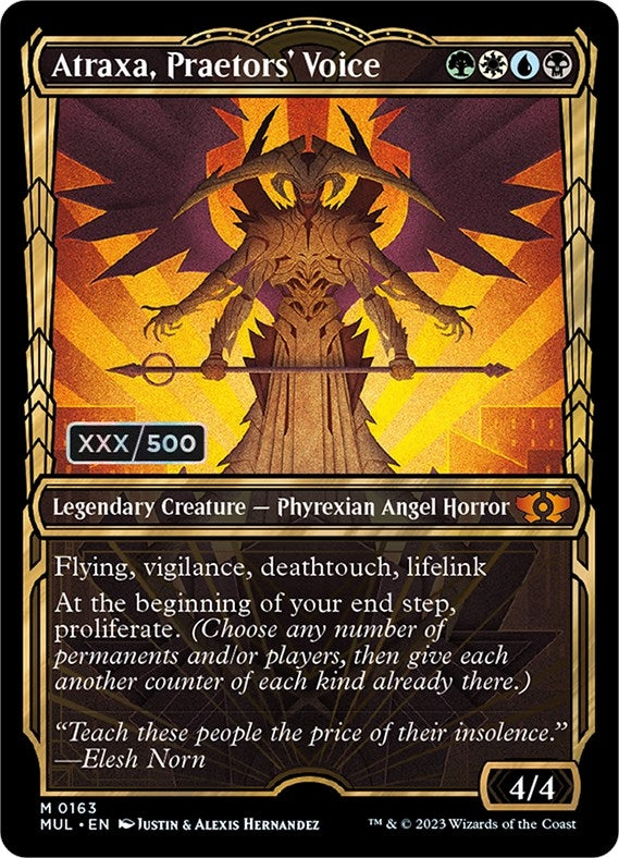 Image for Atraxa, Praetors' Voice (Serial Numbered) (163) [March of the Machine: Multiverse Legends] - Magic: The Gathering