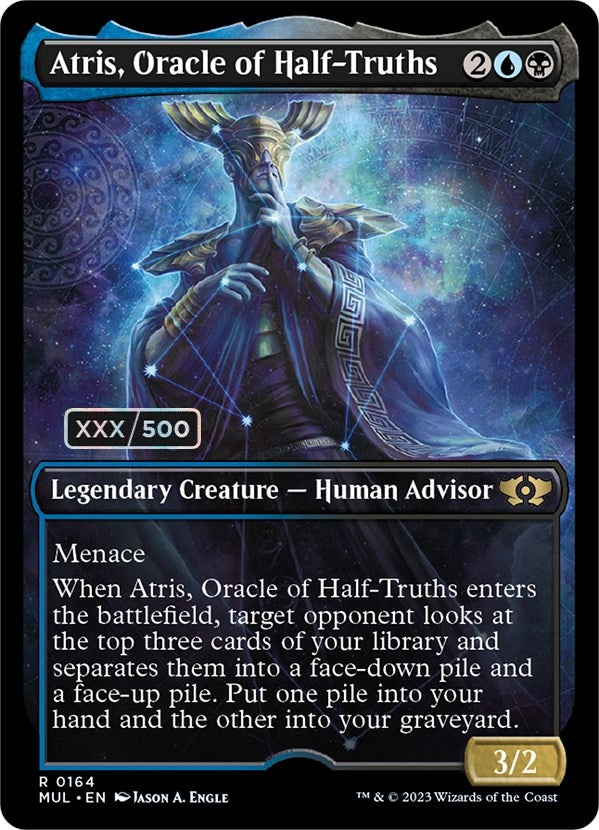 Image for Atris, Oracle of Half-Truths (Serial Numbered) (164) [March of the Machine: Multiverse Legends] - Magic: The Gathering