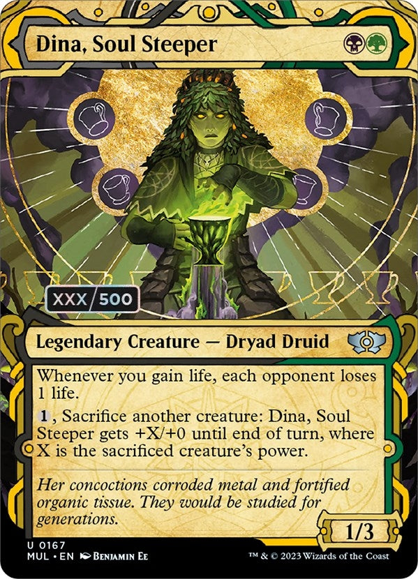 Image for Dina, Soul Steeper (Serial Numbered) (167) [March of the Machine: Multiverse Legends] - Magic: The Gathering