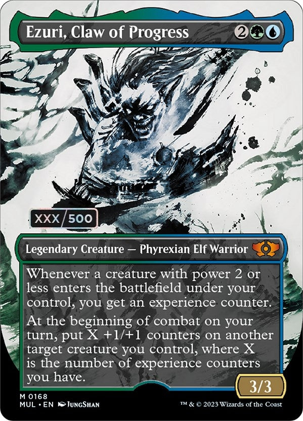 Image for Ezuri, Claw of Progress (Serial Numbered) (168) [March of the Machine: Multiverse Legends] - Magic: The Gathering