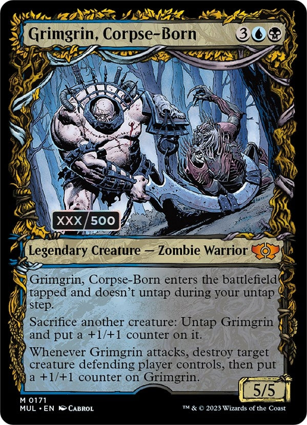Image for Grimgrin, Corpse-Born (Serial Numbered) (171) [March of the Machine: Multiverse Legends] - Magic: The Gathering