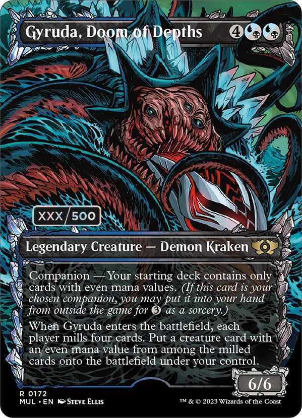 Image for Gyruda, Doom of Depths (Serial Numbered) (172) [March of the Machine: Multiverse Legends] - Magic: The Gathering